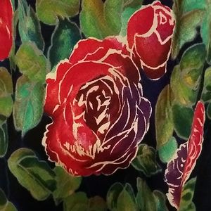 Vintage CAROLE LITTLE Bohemian Skirt waist 22"